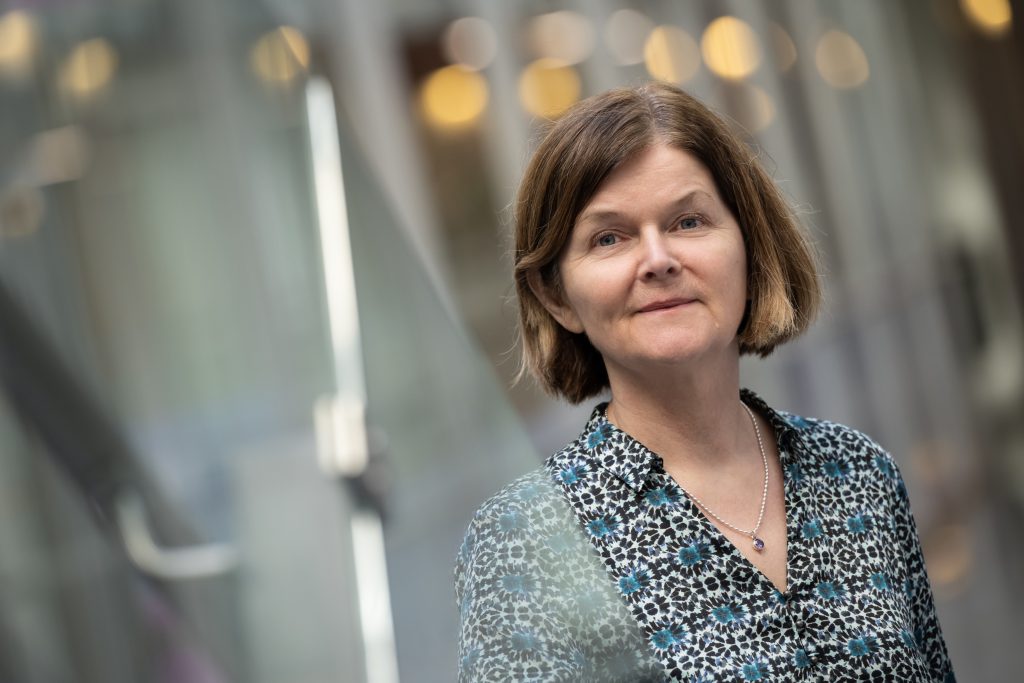 In the photography there is the Ombudsman for older people Päivi Topo.